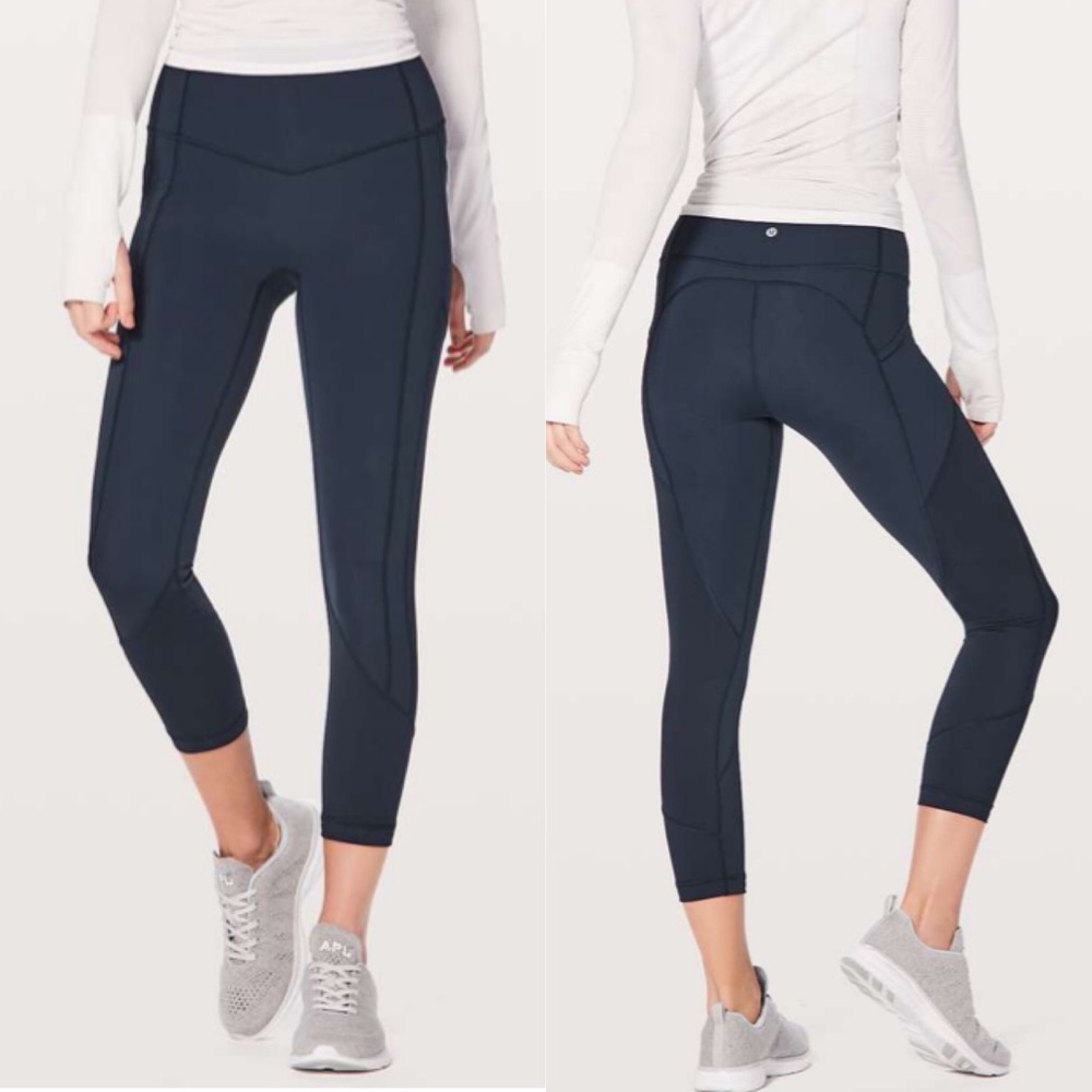 Lululemon All The Right Places Crop II Tight Navy